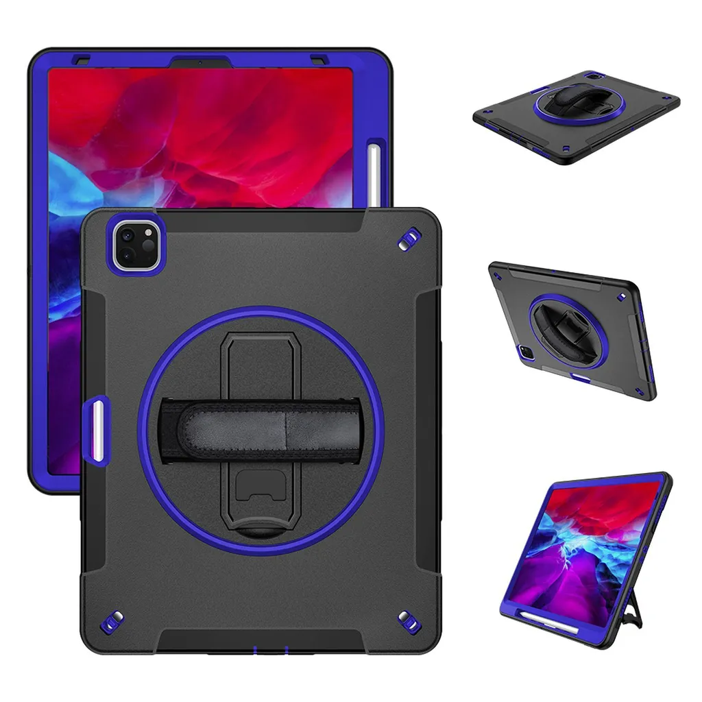 Etui iPad Pro 12.9 antichoc pour usage professionnel avec sangle main - 4