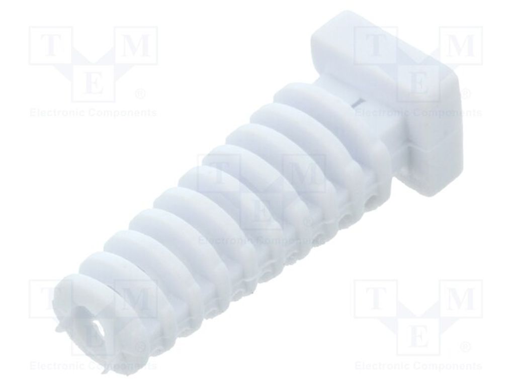 10x Knickschutztülle weiß ØÖffn: 3,5mm Elastomer  L: 25mm Produktbild 