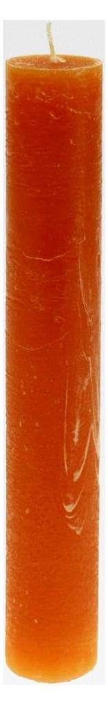 Stabkerzen Dunkelorange durchgefärbt 34x240mm 4er Set für dekorative Kerzendeko