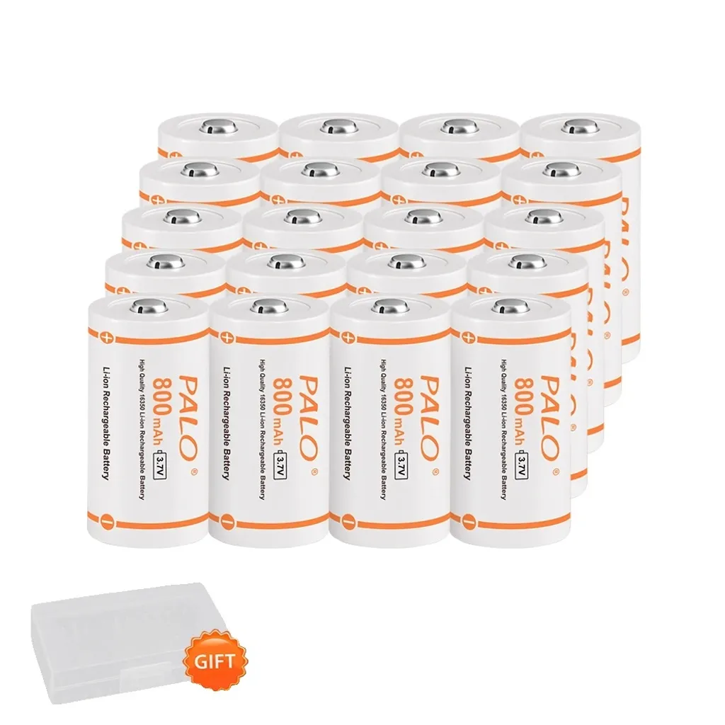 20 Batterie CR123A Ricaricabili Li-Ion 800mAh per Arlo & LED