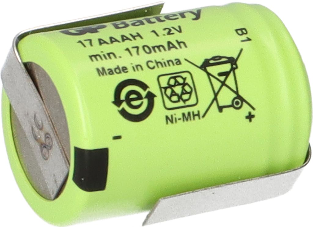 GP Akku 1/3 AAA 1,2V 170mAh GP17AAAH Lötfahne Z
