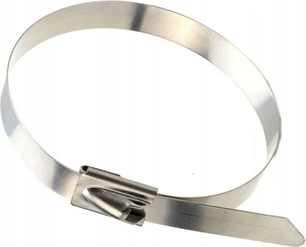 Fascette Metalliche Acciaio Inox 12x500mm Chiusura Lampo Resistente