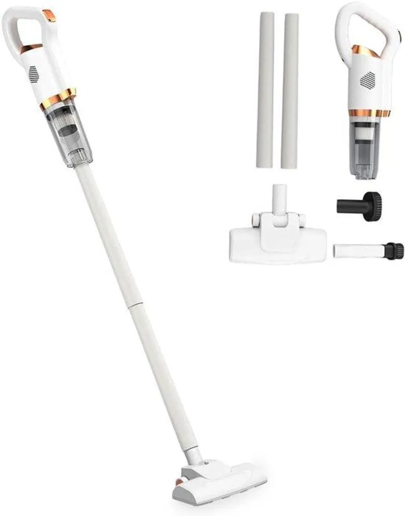 Aspirateur sans fil spécial poils d'animaux avec aspiration verticale