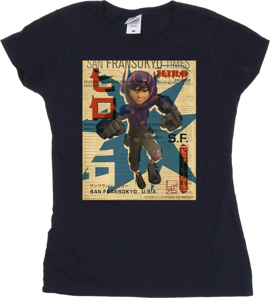 Disney - "Big Hero 6" T-Shirt für Damen BI13077 (L) (Marineblau)