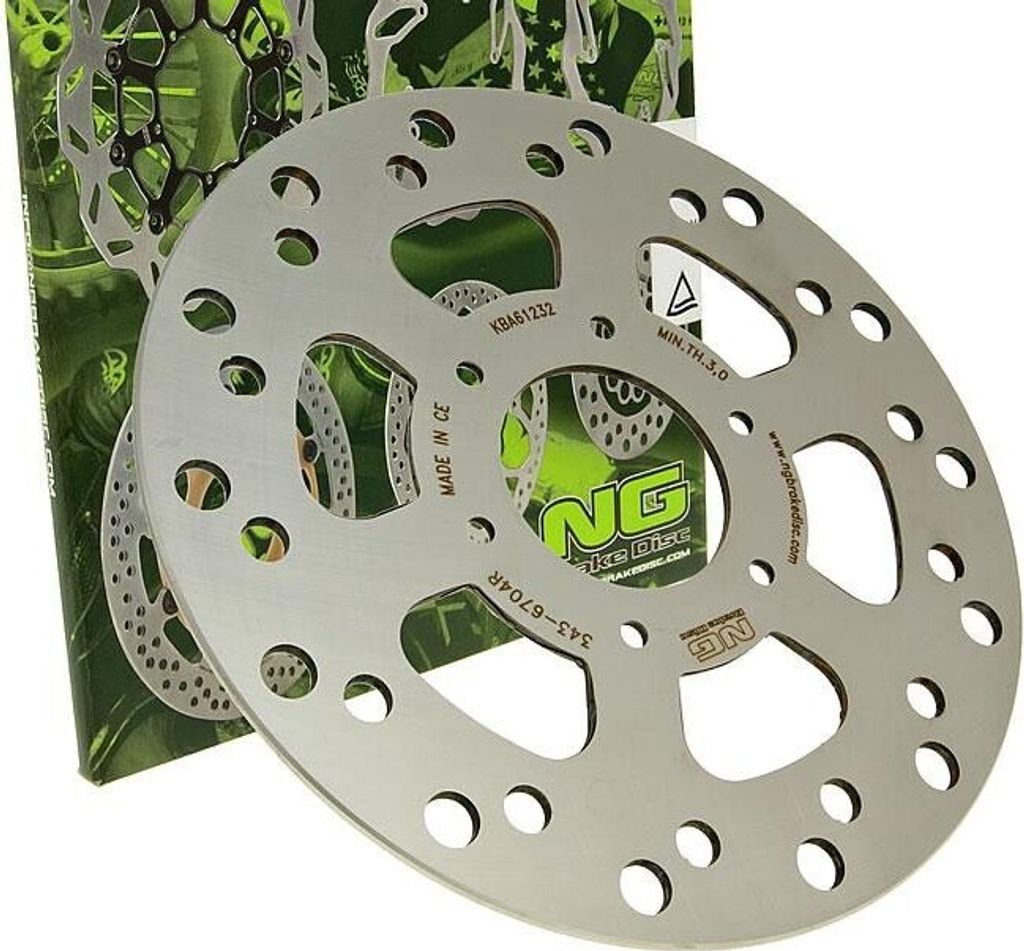 Bremsscheibe NG 343 - 220 / 57 / 3,5mm 6 Loch für Motorhispania RX RYZ SM, Peugeot XR6 XPS Street 50 ccm