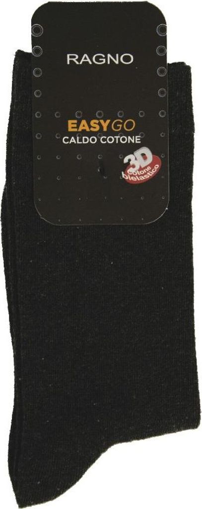 Kurze warme Stretch-Baumwollsocke RAGNO Artikel 09489C, 3-43/46, Cotone 76%,Poliestere 22%,Elasthan 2%