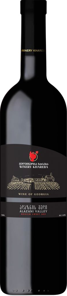 Alazani Valley Khareba Rotwein lieblich Wein aus Georgien