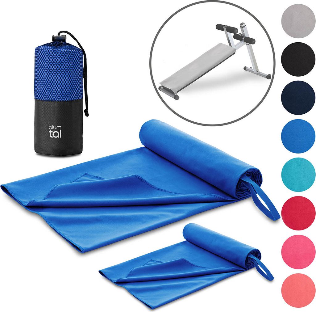Set di 2 asciugamani fitness Blumtal - asciugamano sportivo Immagine del prodotto 
