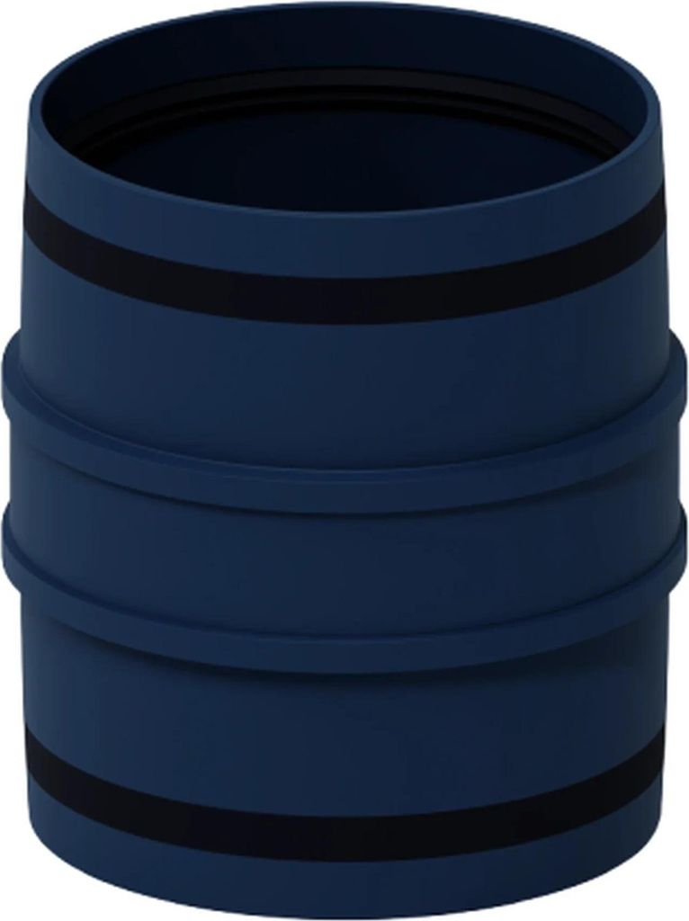 POLOPLAST POLO-KAL XS, Doppelmuffe, DN 110, 1 Stk. Produktbild 