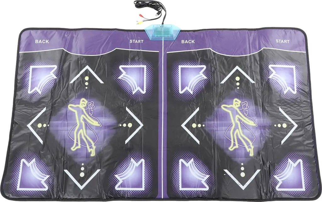 Tapis de danse interactif pour deux utilisateurs avec télécommande sans fil - 3