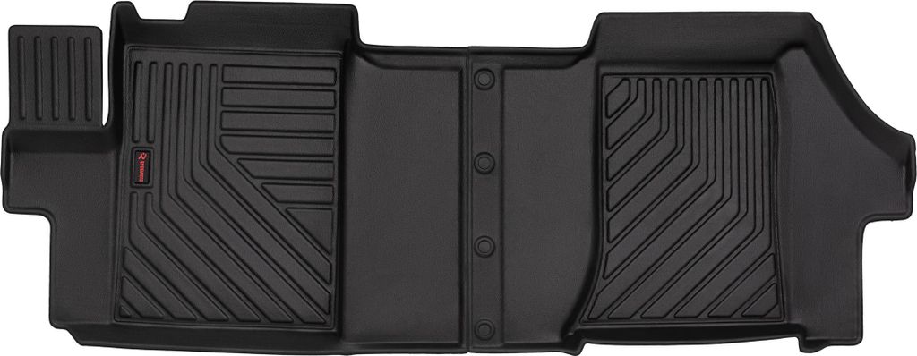 3D Gummimatten passend für Citroen Jumper II transporter (2006-2014) – Schwarz, hoher Rand, 2-tlg Set