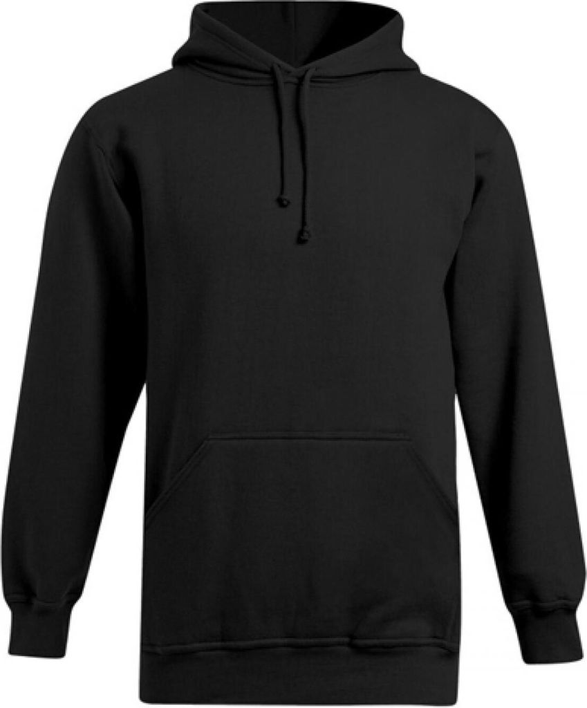 Heavy Hoodie 80-20 Plus Size Herren, Schwarz, XXXL