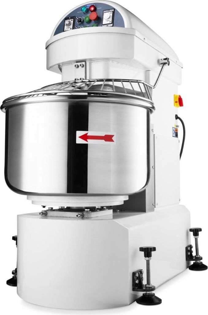 Maxima - Gastro Teigmischer - 100 l - 64 kg Teig - 2 Geschwindigkeiten - 400 V