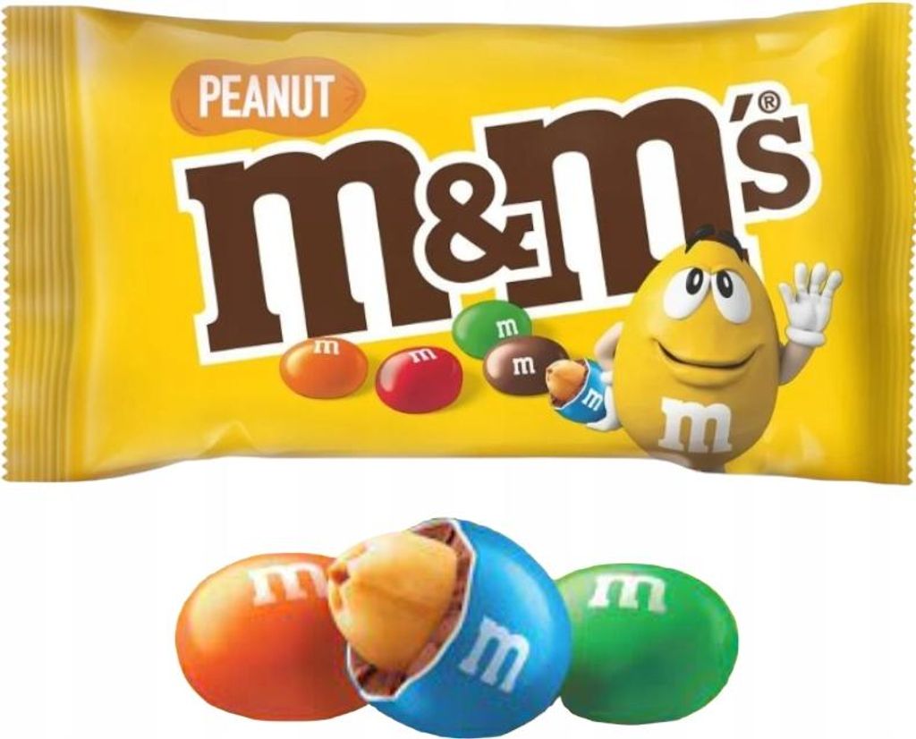 M&M's Čokoládové dražé s ořechy 45 g Obrázek produktu 
