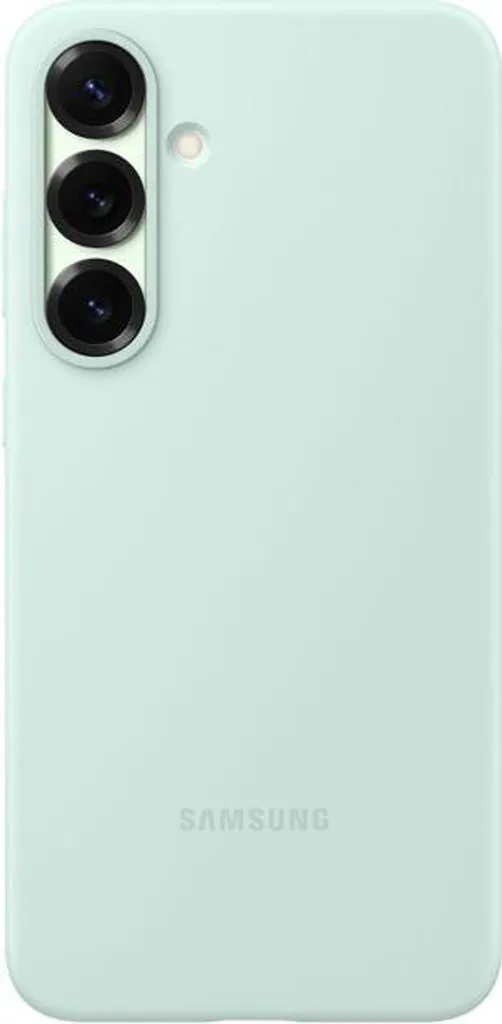 Custodia in silicone per Galaxy S25+, antiurto, antigraffio, menta acquatica