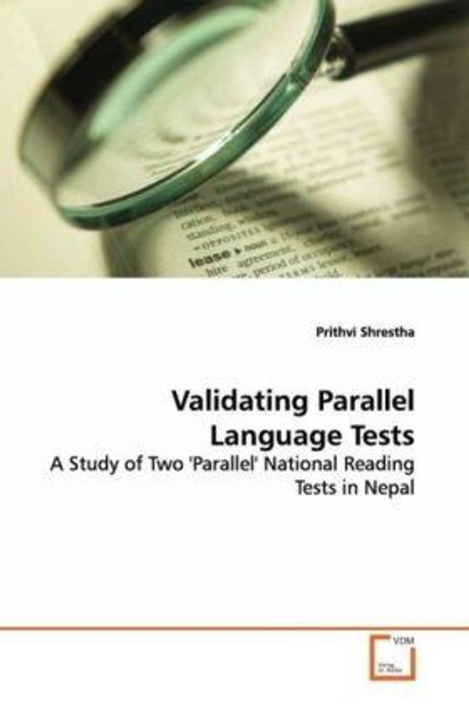 Shrestha, P: Validating Parallel Language Tests