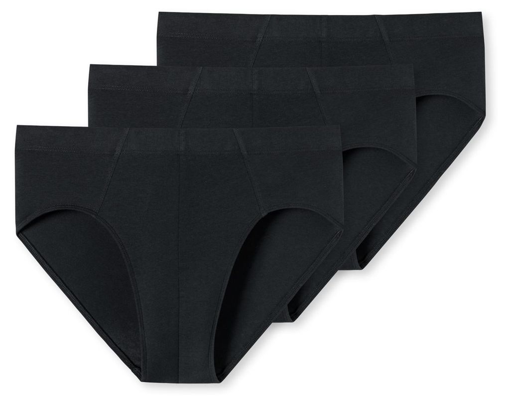 Schiesser 3er Pack 95/5 Organic Baumwolle Mini Slip / Unterhose Mit softem, tonalem Komfortbund, Extra bequemer Beinausschnitt, In perfekt sitzende...