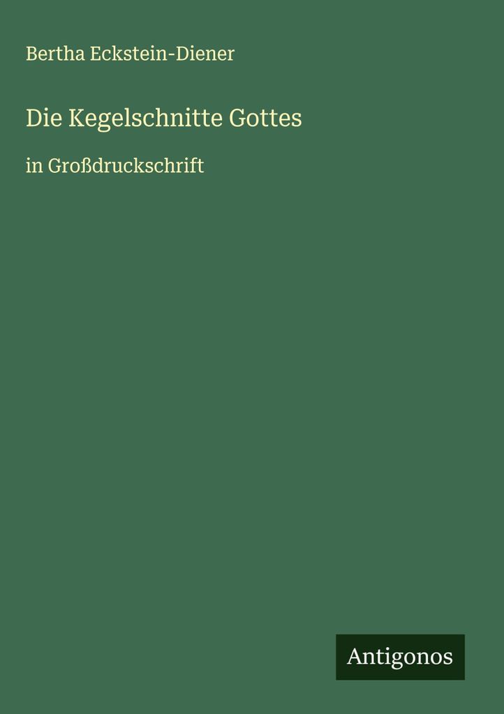 Die Kegelschnitte Gottes