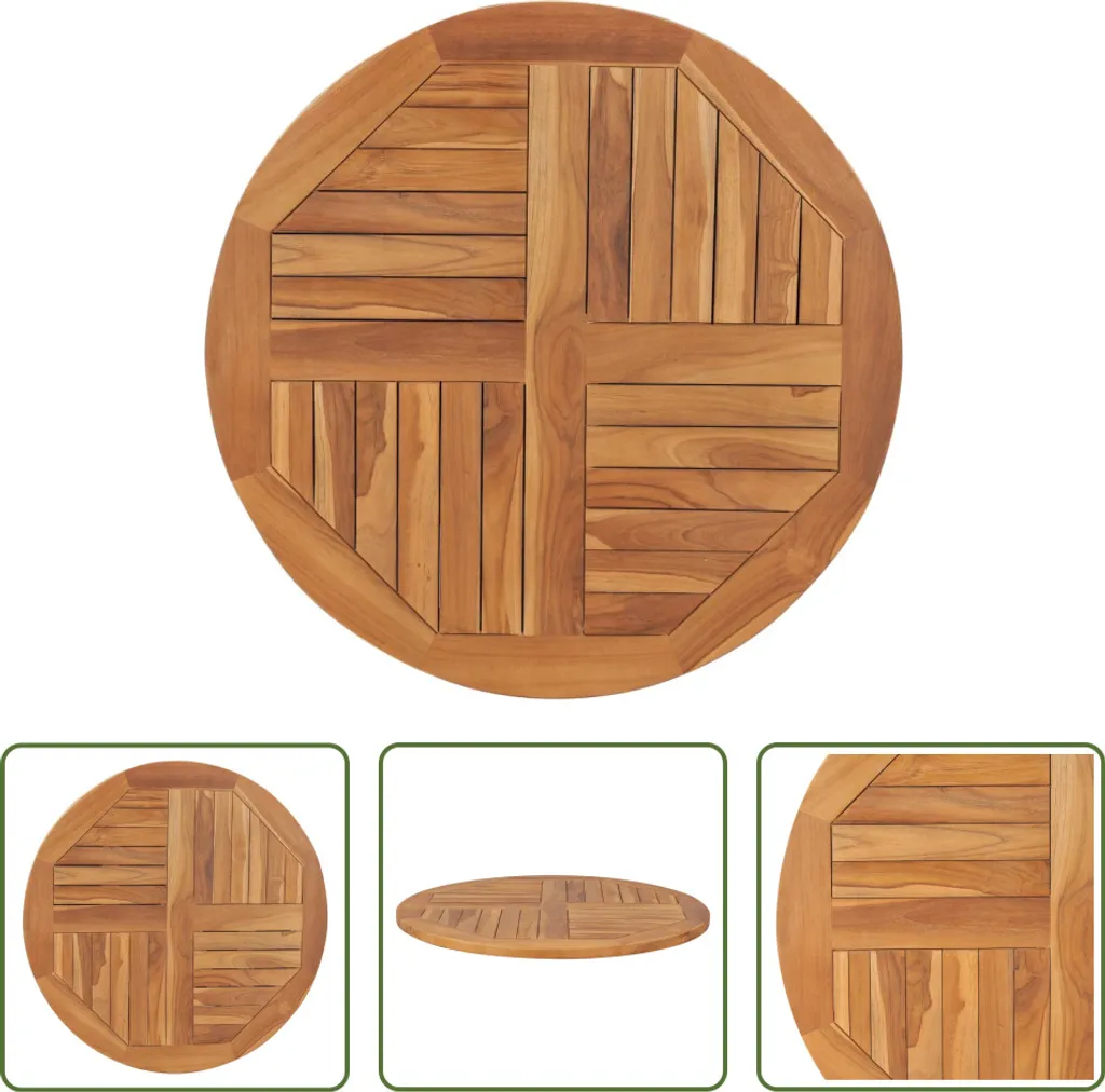 Plateau de table en teck massif 80 cm : la solution durable et robuste