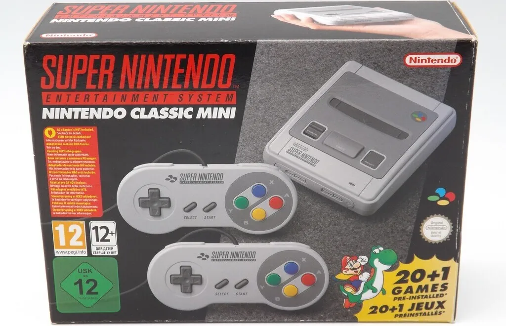 Console Nintendo Classic Mini Super NES pour soirées rétrogaming