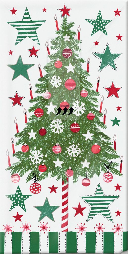 Taschentücher - Decorated tree