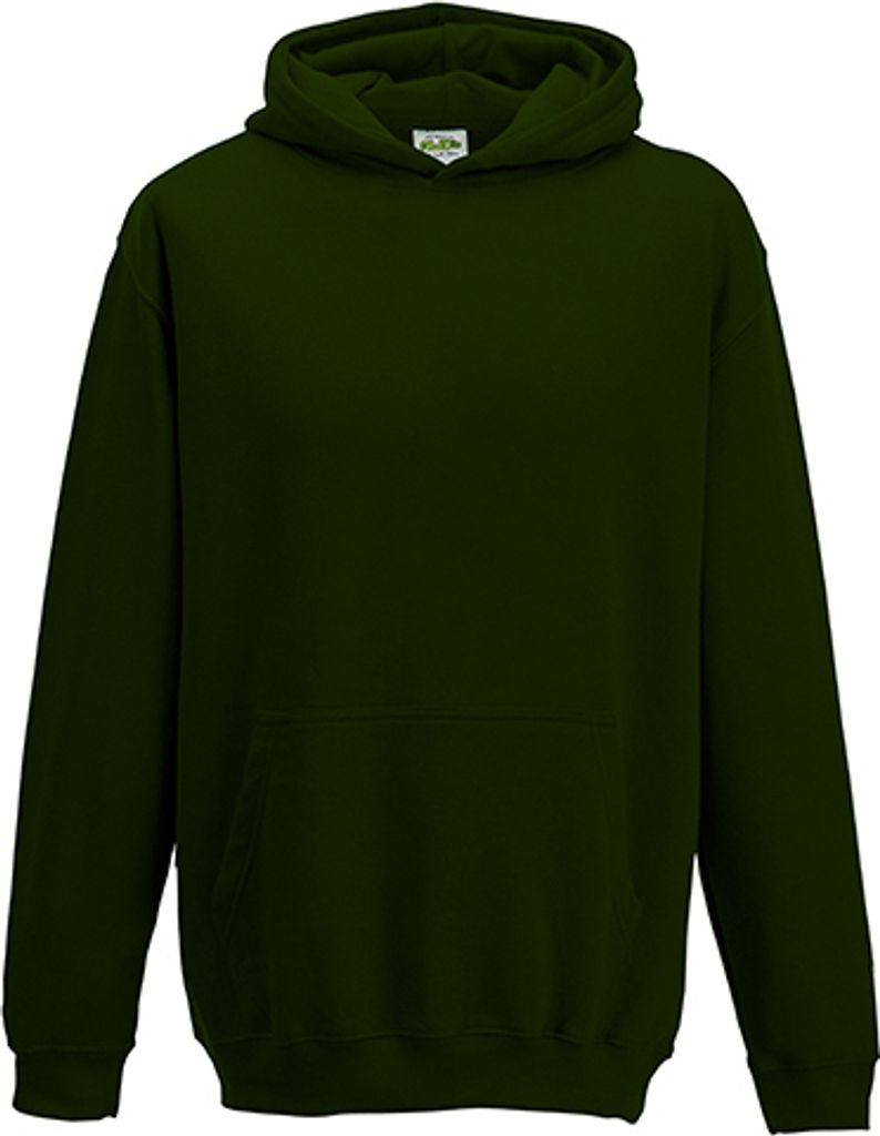 Kids ́ Hoodie, Forest Green, 9/11 (L)