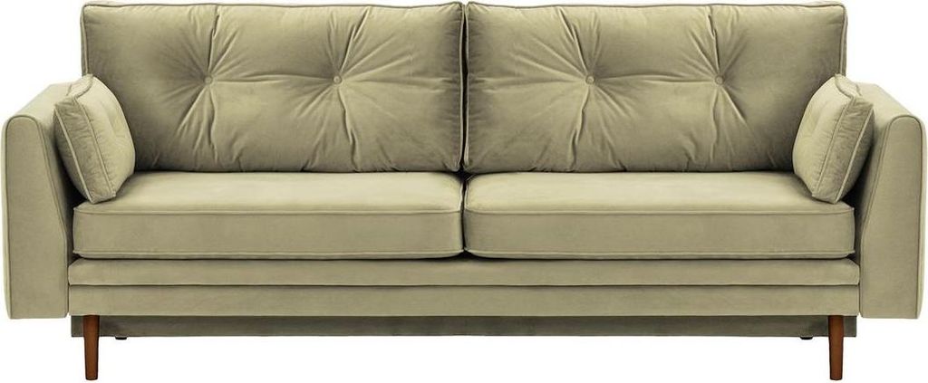 Schlafsofa mit Bettkasten Amelia-Velluto 3-dark oak