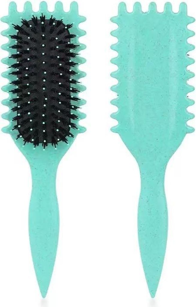 Lockenbš¹rste, Stylingbš¹rste fš¹r lockiges Haar von M?nnern und Frauen zum Fixieren und Formen von Locken, Reduzieren von fliegenden Haaren ...