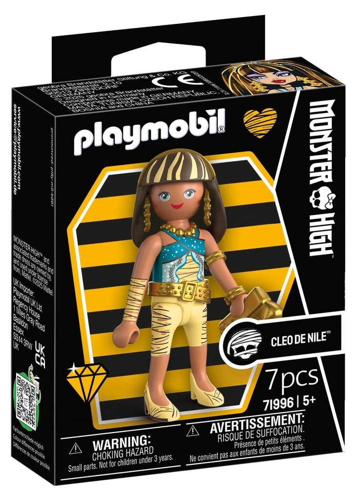 PLAYMOBIL | Monster High | Cleo de Nile | Figurenset für mystische Rollenspiele & Halloween-Feiern | Mit ägyptischen Accessoires & Zubehör | Ide...