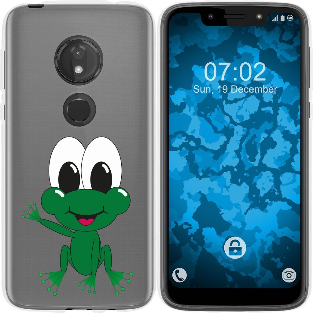 PhoneNatic Case kompatibel mit Motorola Moto G7 Play Silikon-Hülle Cutiemals M2