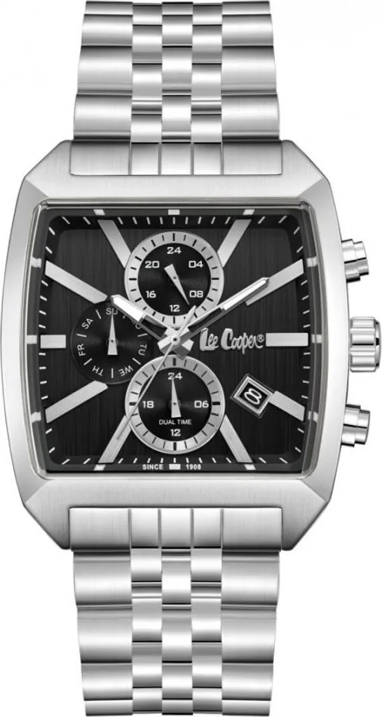 Montre Analogique pour Homme Lee Cooper en Acier Inoxydable Modèle Sport