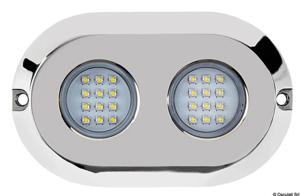 Éclairage LED subaquatique blanc 120W Osculati 13.273.30 pour bateau