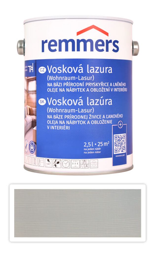 REMMERS Vosková lazura 2.5 l Antická šedá Obrázek produktu 