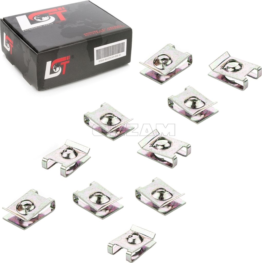 10x Blechmutter Blende Abgasendrohr Schalldämpfer für AUDI RS5 RS6 RS7 4,8mm