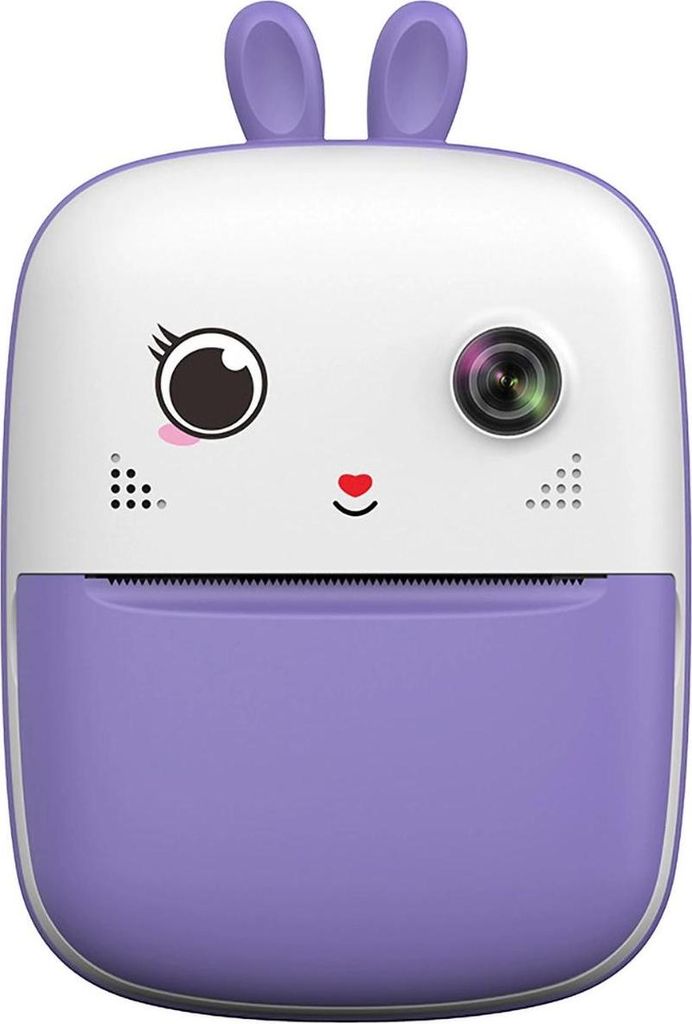 Mini-Thermodrucker Fr Kinder Mit Kamera Und Camcorder - Lila