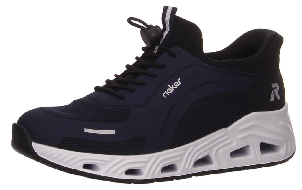 Rieker Sporthalbschuhe Formsohle modisch in blau, Gr. 38 Produktbild 