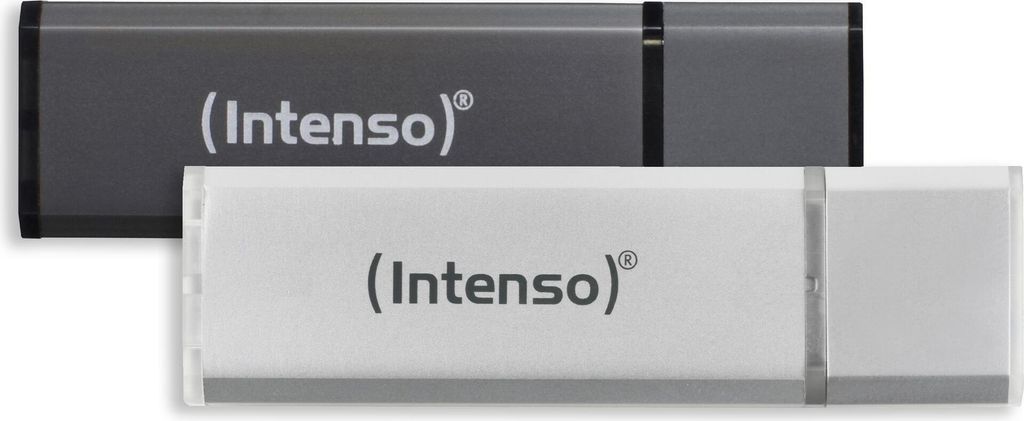Intenso AluLine USB Drive 32GB Doppelpack 2x32GB - 32 GB Obrázok produktu 