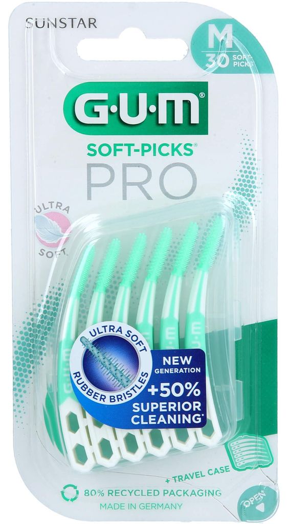 GUM Soft-Picks Pro Medium Interdentalbürsten, 30 St. Produktbild 