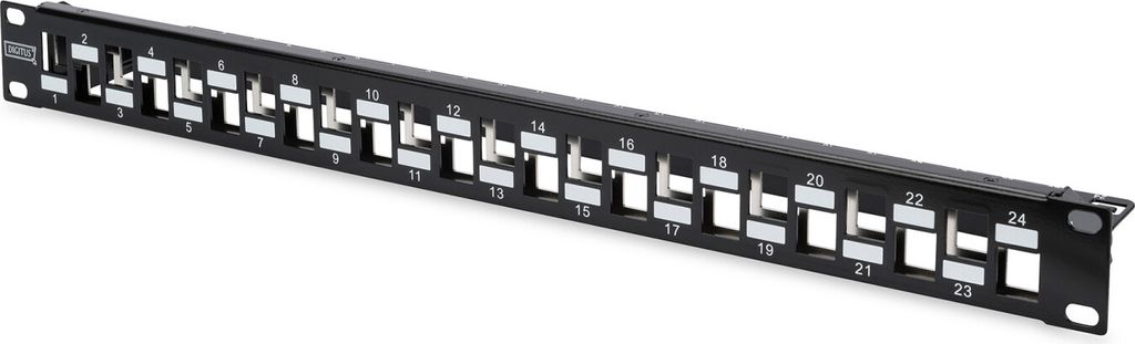 DIGITUS 19" Modulares Verteilerfeld Kat.6a 24 Port