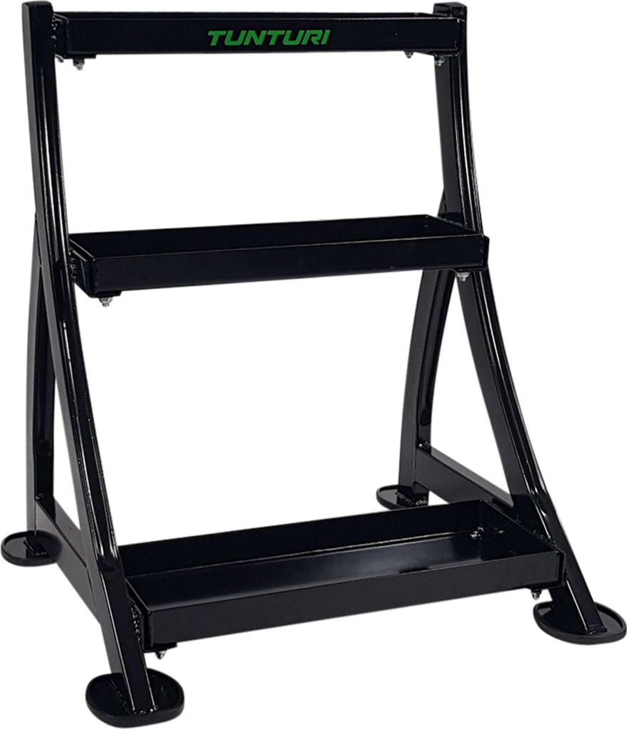 Tunturi Kettlebell Rack - Kettlebell Standard - 70 x 64 x 81 cm - Schwarz