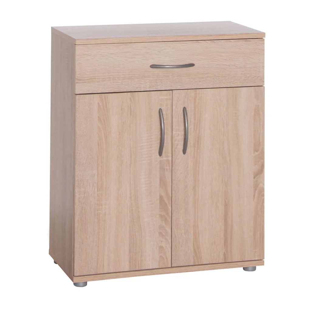 Commode PEGGY 2 en chêne pour organiser votre linge de lit avec soin