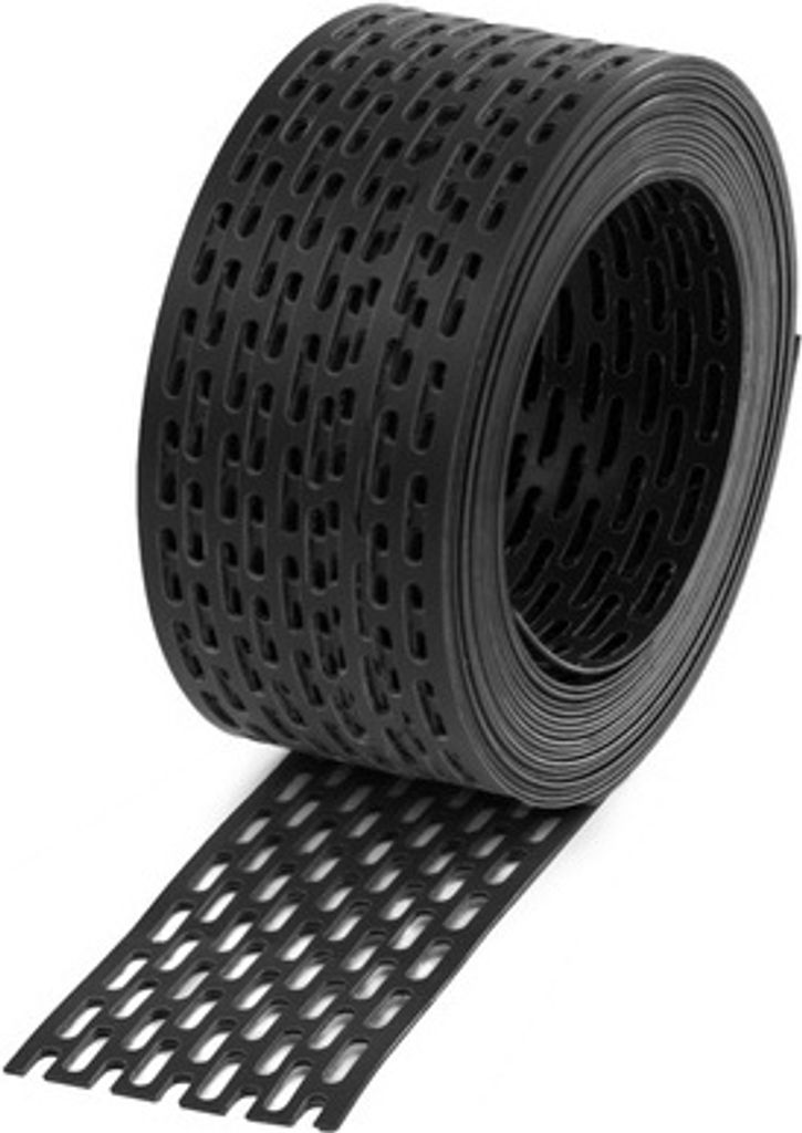 Traufgitter 50mm Vogelschutz Lüftungsgitter SCHWARZ 5m Produktbild 