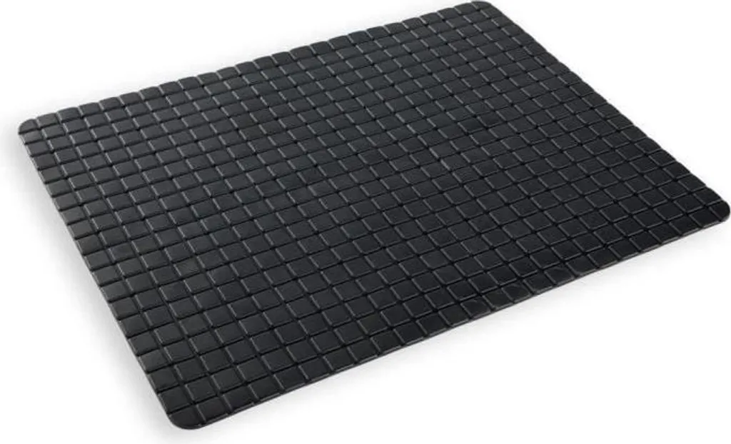 Tappetino Antiscivolo Nero 40x60 per Doccia e Vasca | Sicurezza PVC