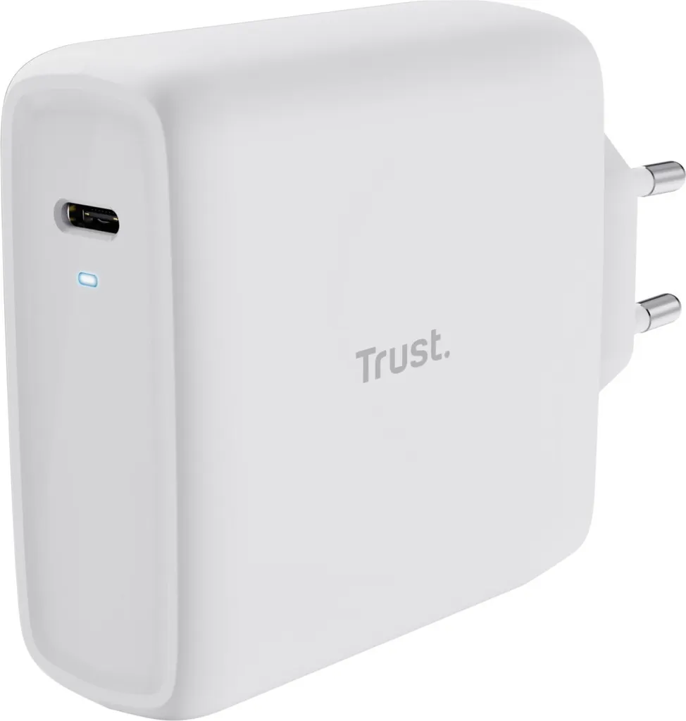 Chargeur Universel Trust Maxo White pour Bureau et Télétravail AC Indoor
