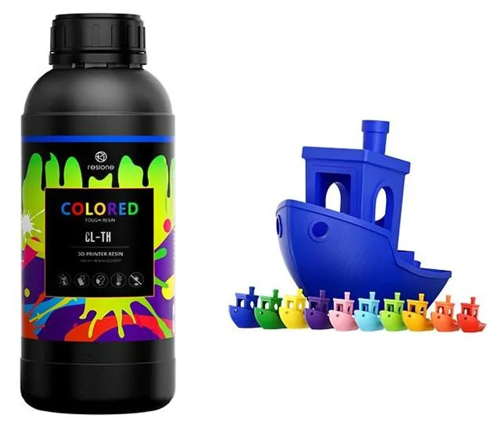 Résine 3D pour figurines et prototypes Bleu Pur 1000g haute résistance
