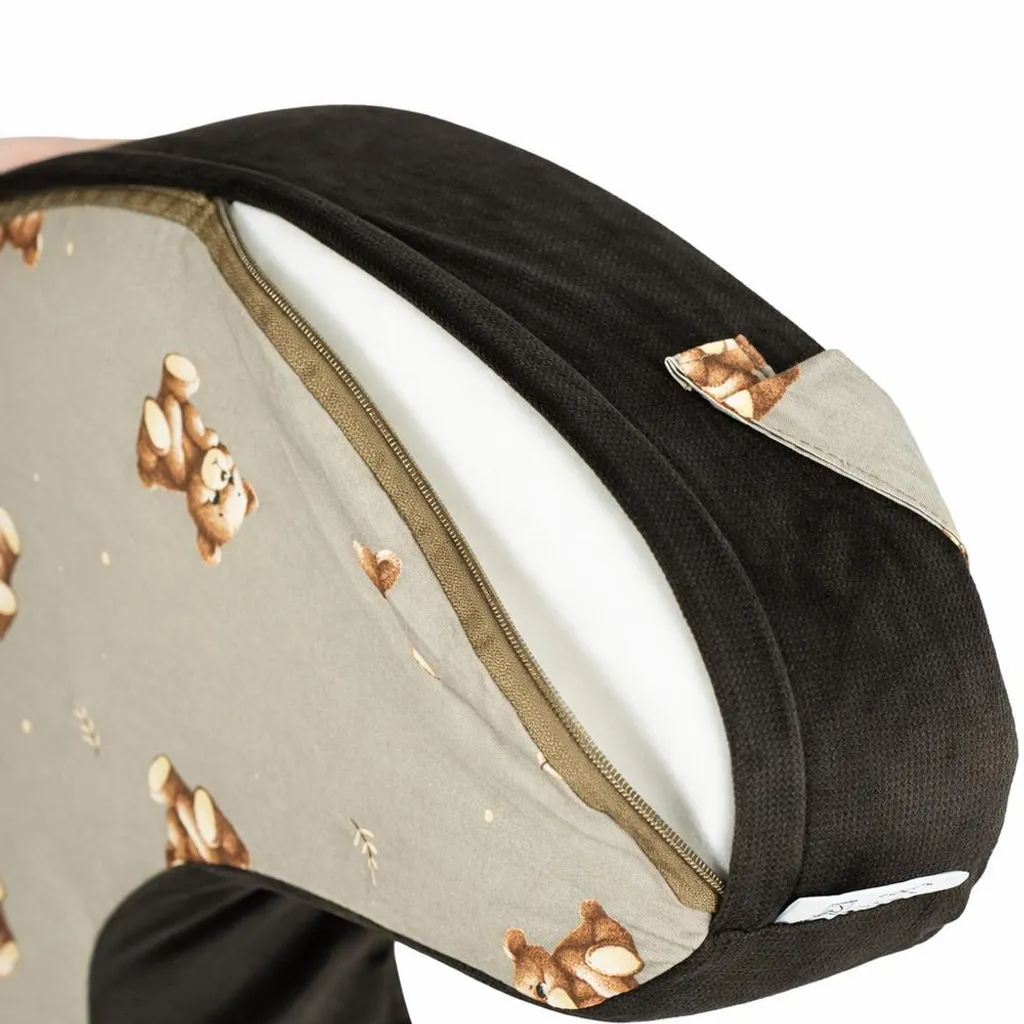 Coussin d'allaitement ergonomique Flumi : sangle réglable et coton doux - 3
