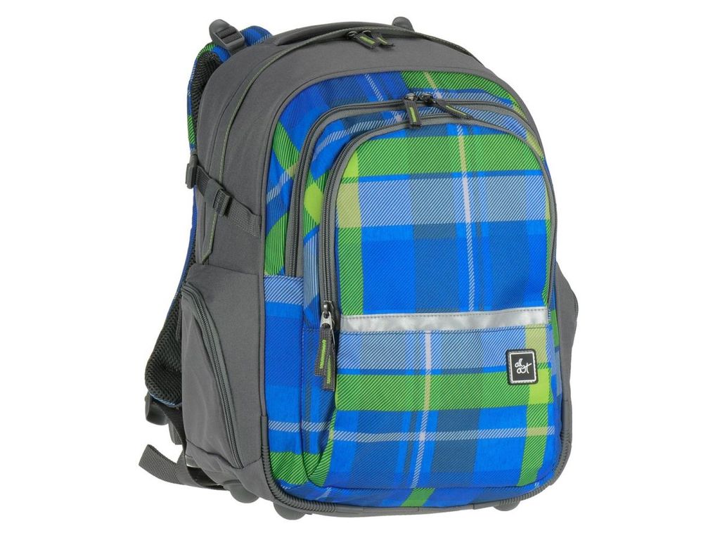 All Out Schulrucksack Schulranzen Mädchen Jungs Jungen WOODY BLUE