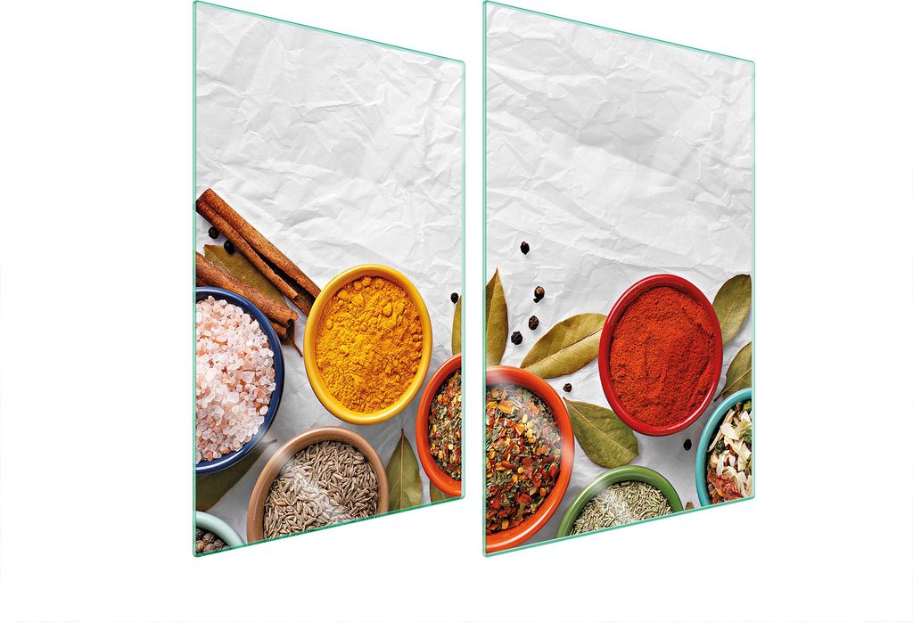 Glasschutzplatte Für Küche 2X35X52 Gewürze