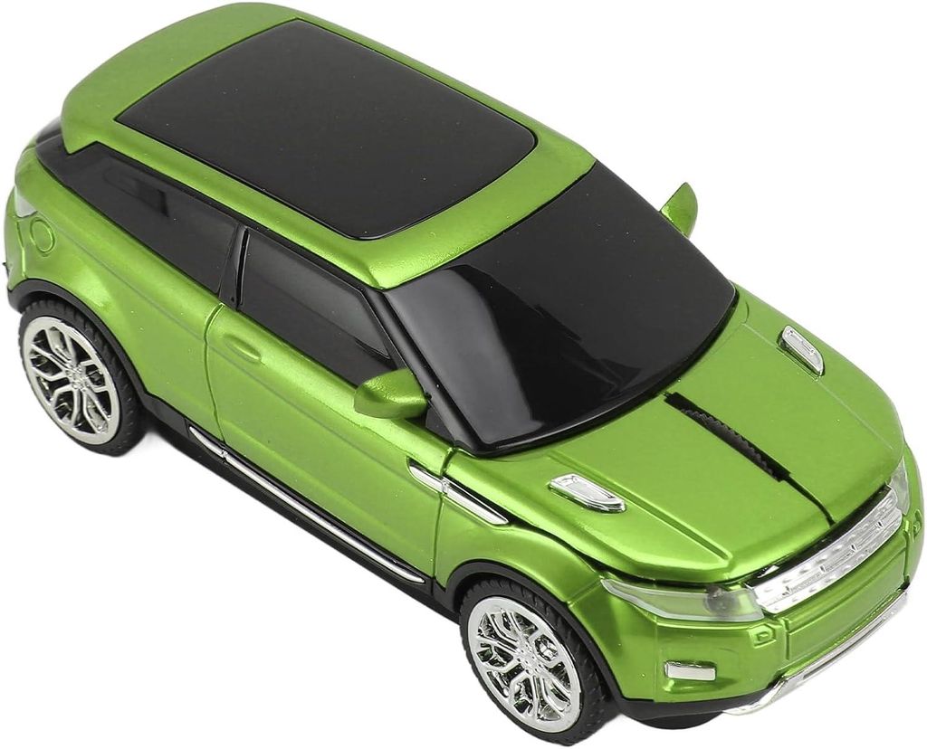 Maus in Autoform, Auto-Sleep-Modus, Sportwagen-Maus mit USB-Empfänger für PC Ergonomisches Design mit Stilvolles Sportwagen-Design
