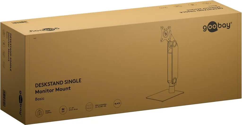 Support Écran de Table Orientable pour Moniteur 43-81 cm - Fixation VESA - 2